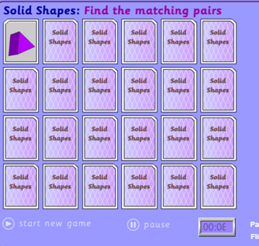 3D Shape Match - Solid Shapes